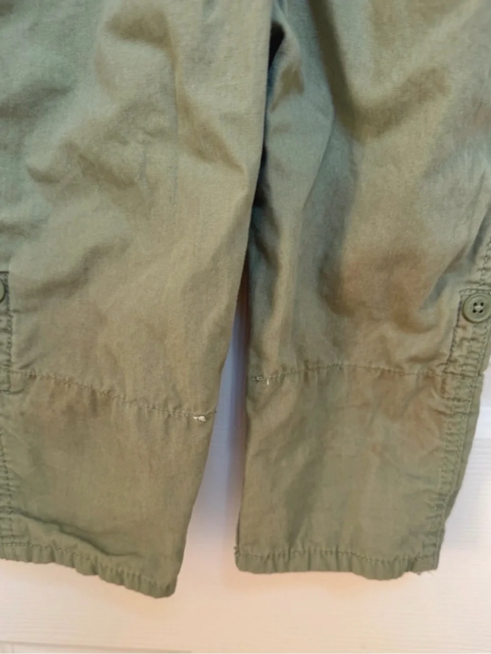 Oshkosh Sage Green Overall 2T